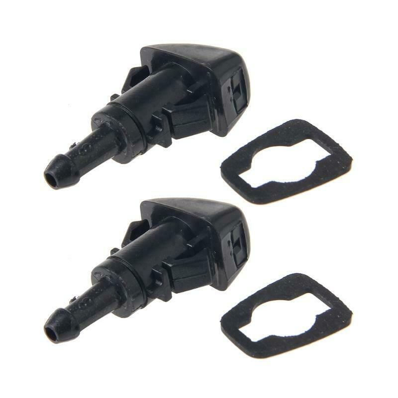 2 Pcs Windshield Washer Wiper Water Spray Nozzle For Chrysler 300C Jeep Dodge