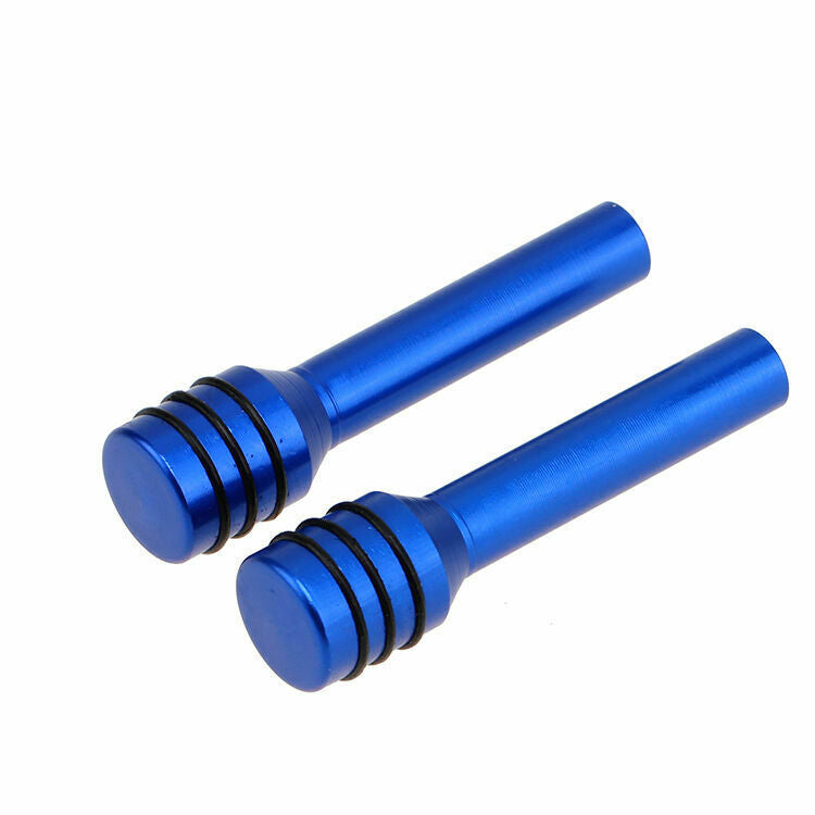 2PC Car Truck Auto Interior Door Lock Locking Knob Pull Pins Aluminum Alloy Blue