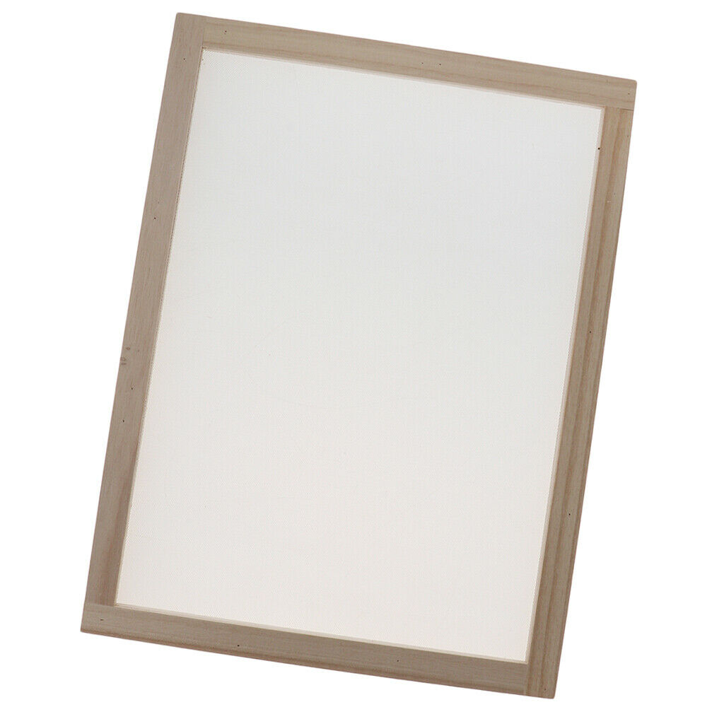 2x Mixed Wooden Paper Making Mould Frame Screen for Paper Recycling Art DIY