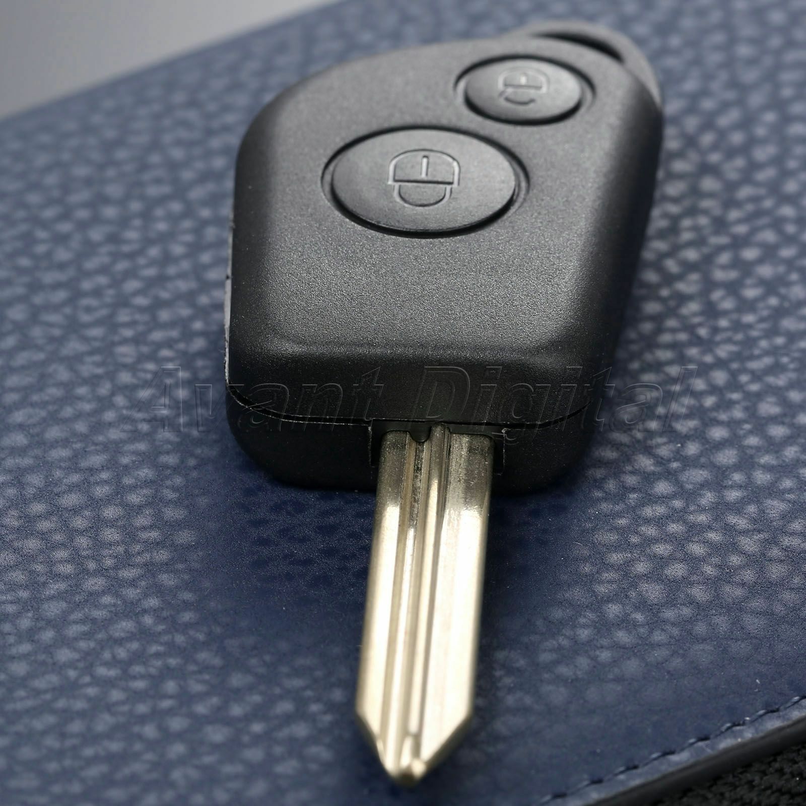 Car Remote Key Fob Case For Citroen Saxo Berlingo Picasso Xsara with Uncut Blade