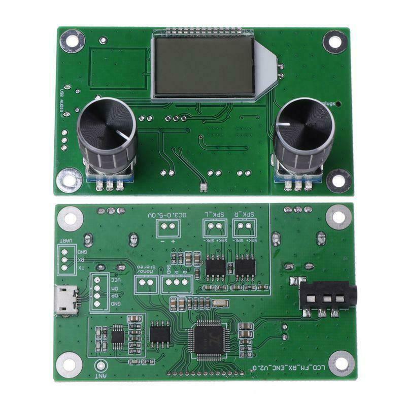 Digital FM 87-108MHz DSP&PLL LCD Stereo Radio Receiver Module + Serial Control