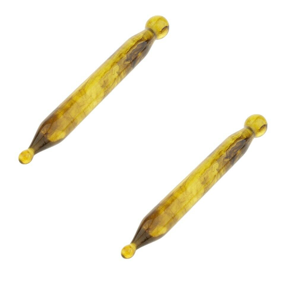 2 Pieces Natural Jade Stone Massage Stick Blade, Face, Body, Foot  Point