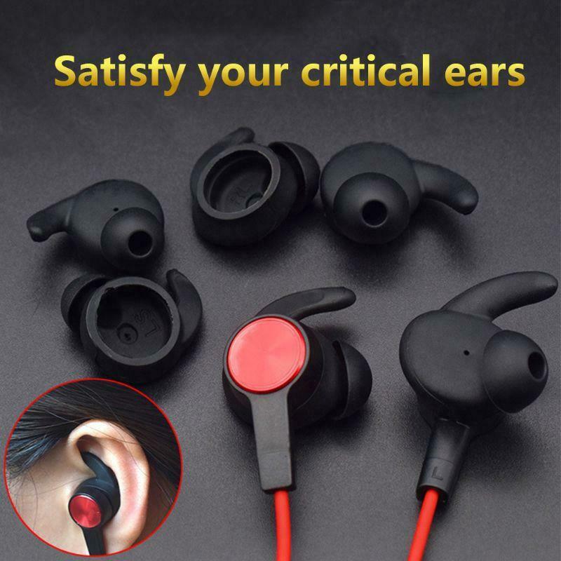 3 Pairs Earbuds Cover In-Ear Tips Soft Silicone Skin Earpiece Ear Hook Buds