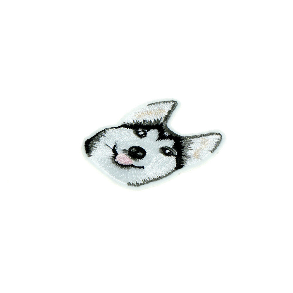 1pc Husky Dog Embroidery Sew Iron On Patch Badge Clothes Applique Accessor.l8