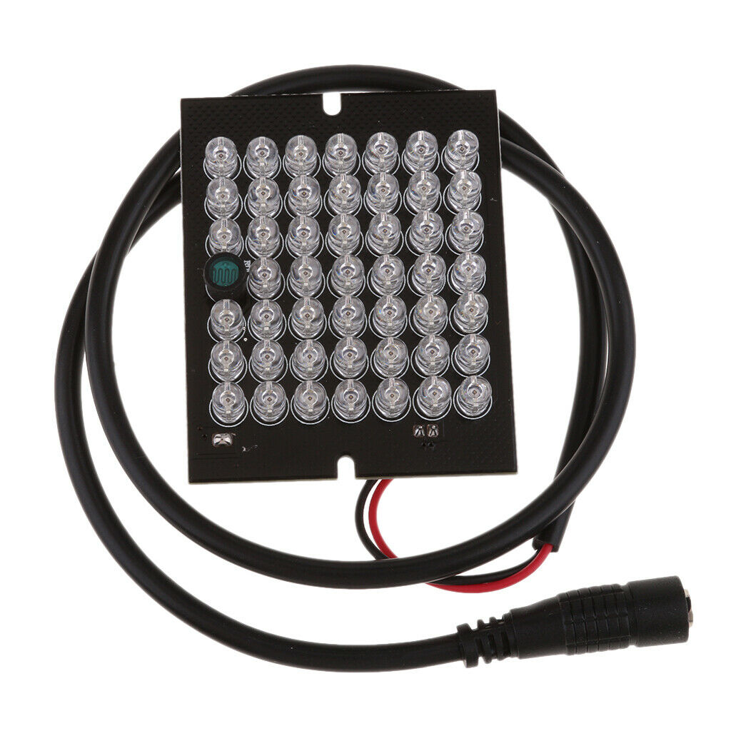 4Pieces 48 LEDs 940nm Infrared IR Board Module 12V 90° for CCTV Camera