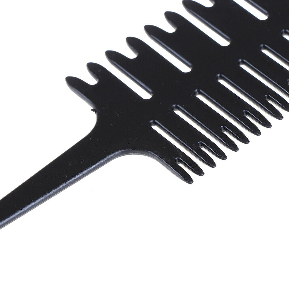 1X Tail Bone Shape Hair Styling Comb Barber Salon Style Haircut'Comb Dyeing T Kt