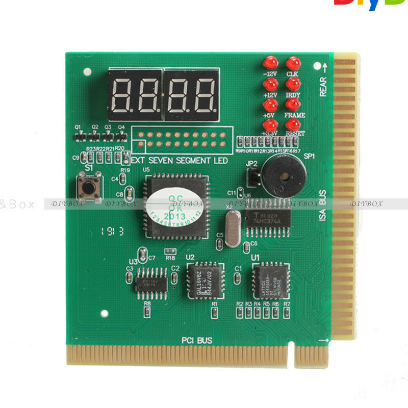 LED 4 Digit PC Analyzer Analysis Diagnostic Tester POST Card PCI Motherboard