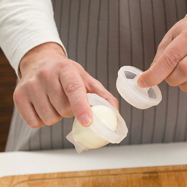 Set Of 6 Cooker To Eggs Drives Without Shell Silicone +1 Splitter New