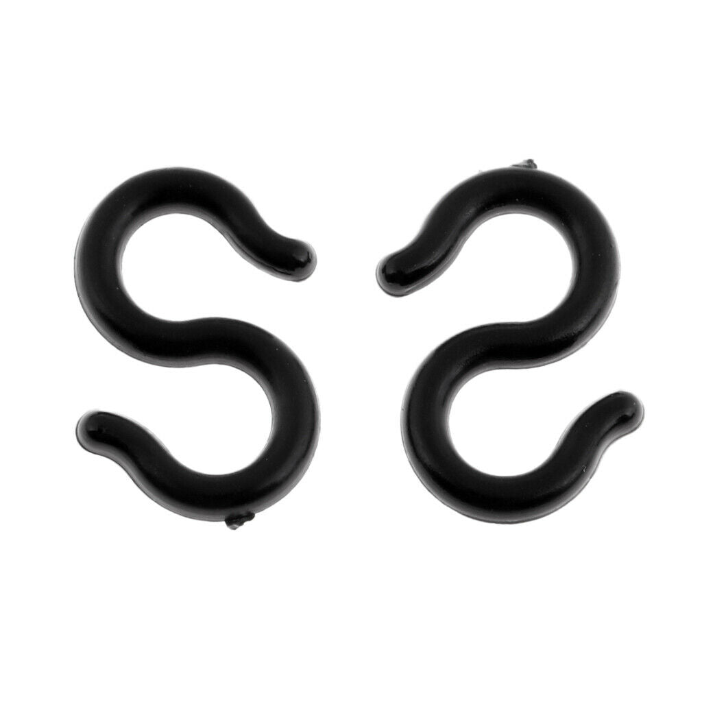 100pcs Bike Brake Gear Cable S- Clips Housing Guides Hose Holder Clamp Ties