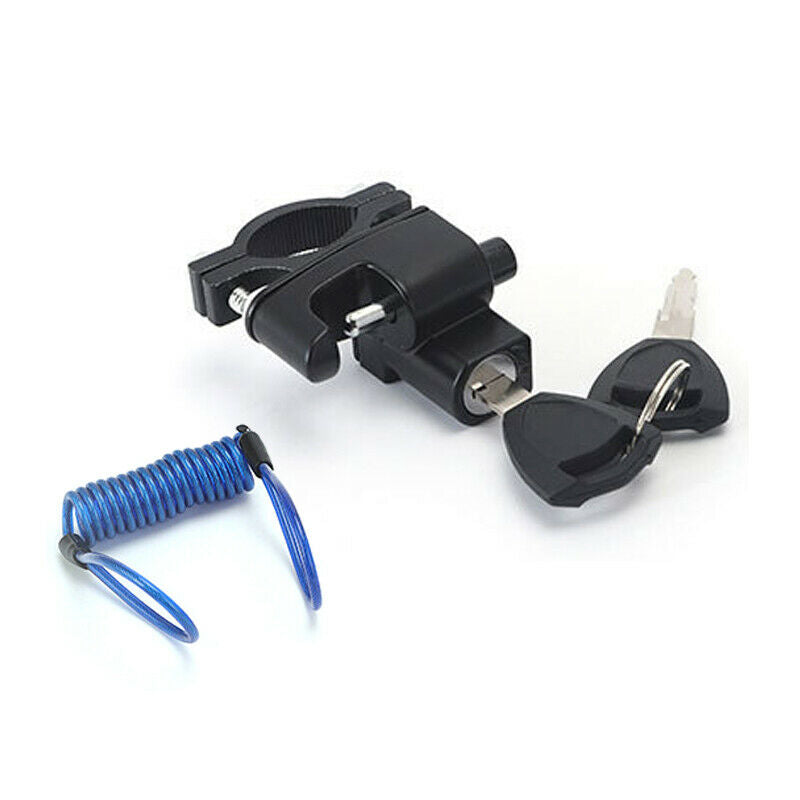 18-30MM Handlebar Scooter Motorcycle Helmet Lock Hanger Holder Locks Anti-theft