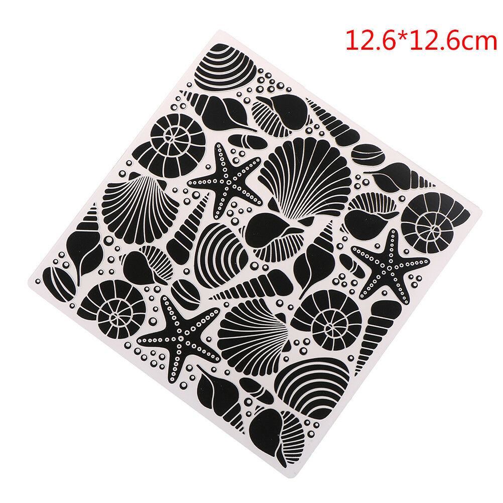 seafood Embossing folders Plastic Embossing Folder For Scrapbooking DIY ca.l8