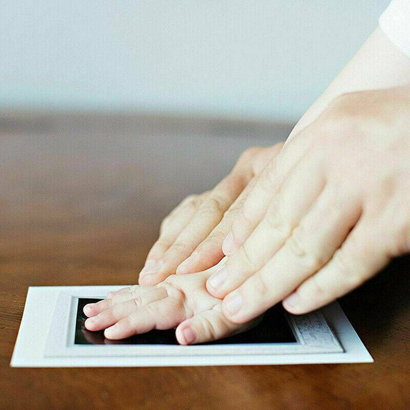 Non-Toxic Baby Hand Print Inkless Pad Touch Ink Newborn Footprint Kit Gift