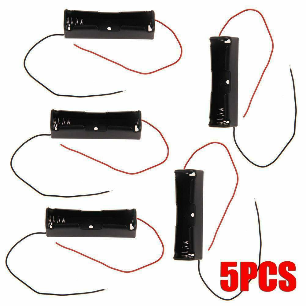 Lots 5X Plastic Battery Case Holder Storage Box for 1x Battery 3.7V