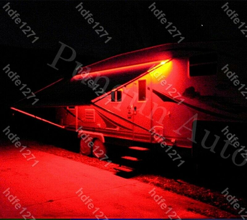 Premium RV LED Awning Light Set -w/ IR Remote control 44 key  RGB 16' 5050