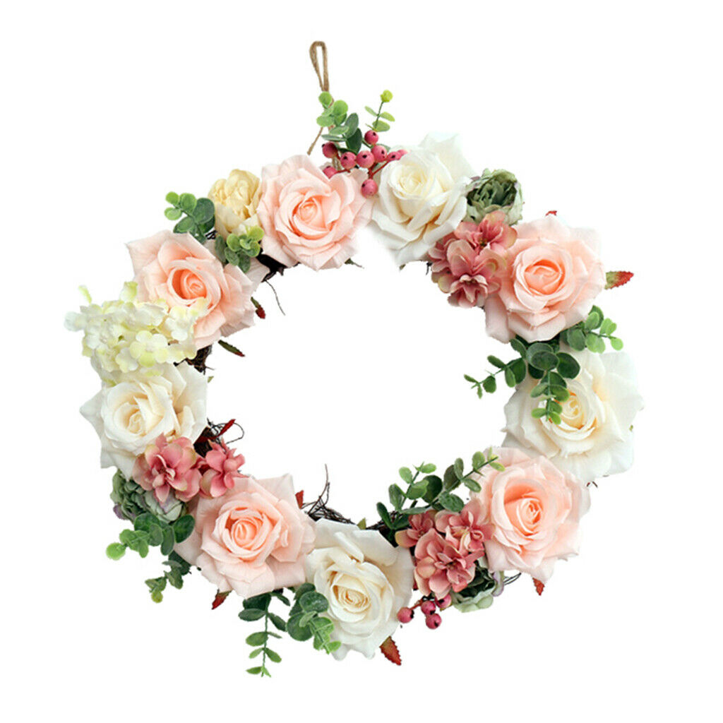 Artificial flowers wreath for home hotel restaurant etc. size: 37