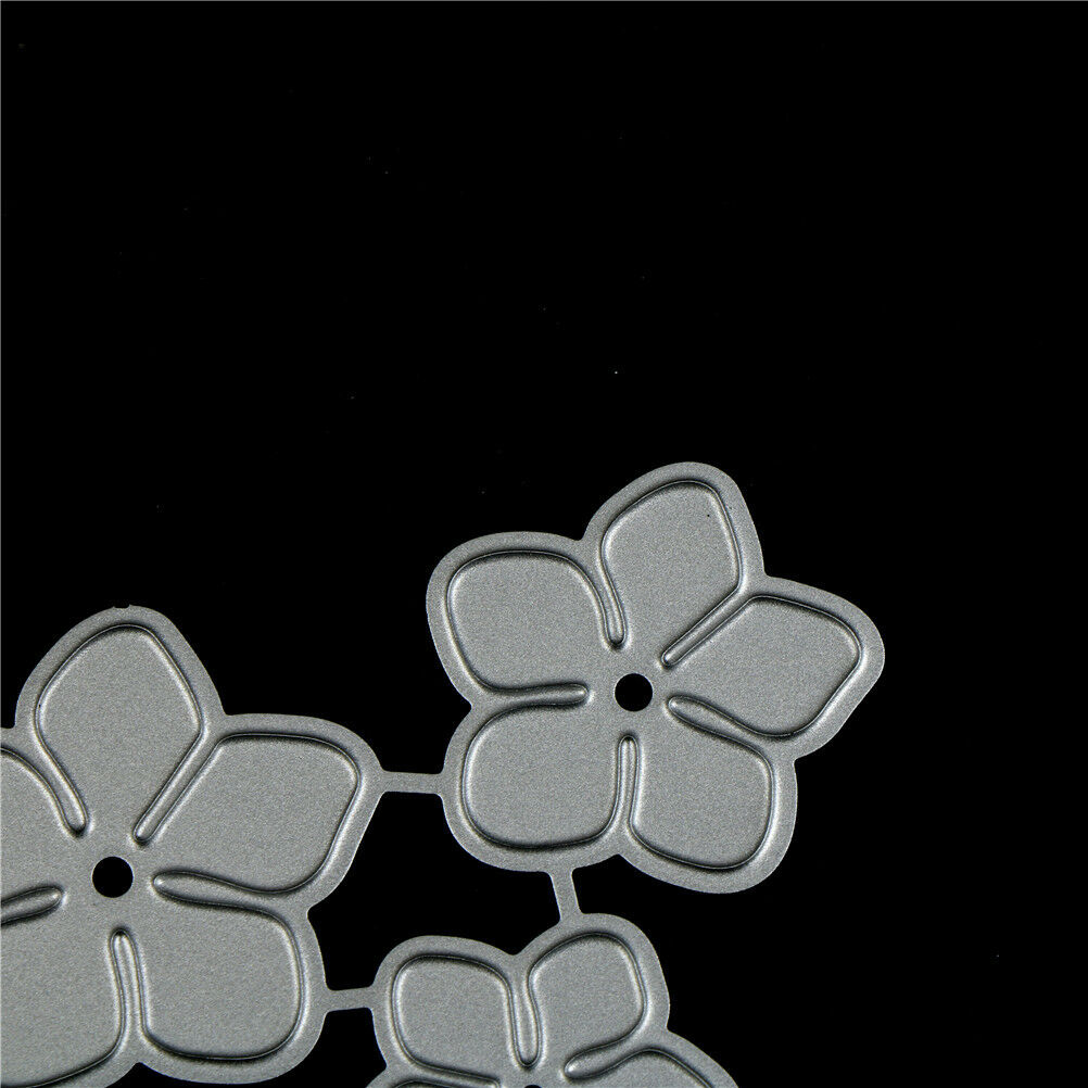 3Pcs Small Flower Design Metal Cutting Die For DIY Scrapbooking Album Pap.l8