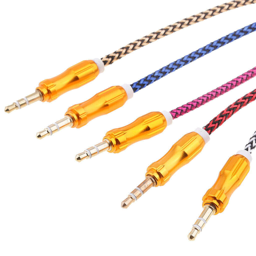 Durable 2.5mm To 3.5mm M/F Adapter Jack Converter+3.5mm Male To Male Auxiliary