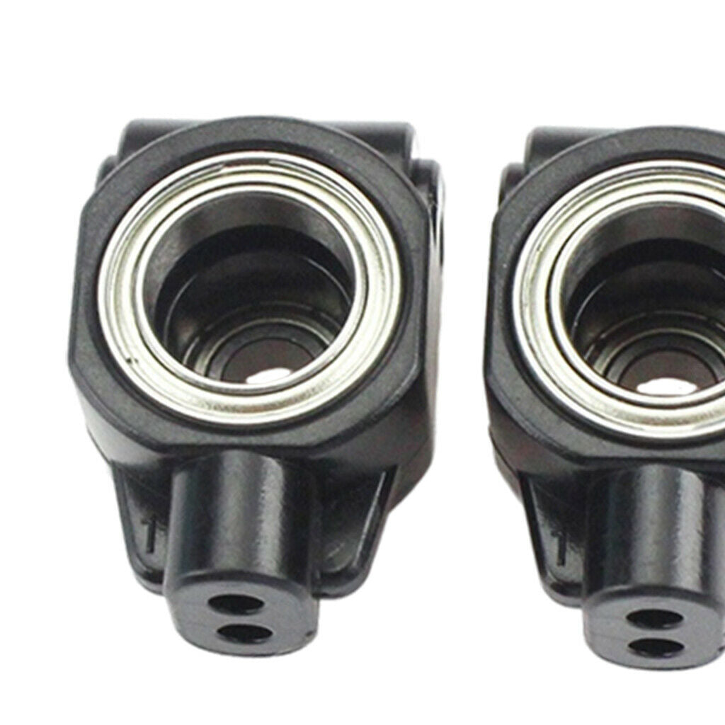 2Pack 1:10 Metal Rear Steering Hub Carrier Knuckle for Wltoys 104001 Buggy
