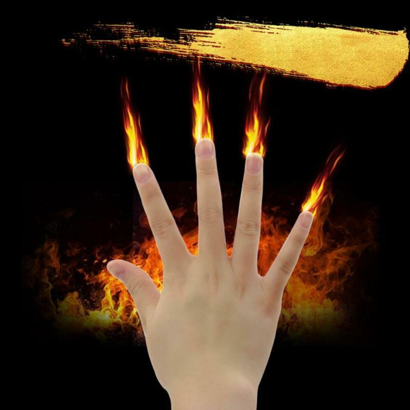1Set Mythical & Magic-Classic Props Finger Fire Trick Portable Size Trick Set