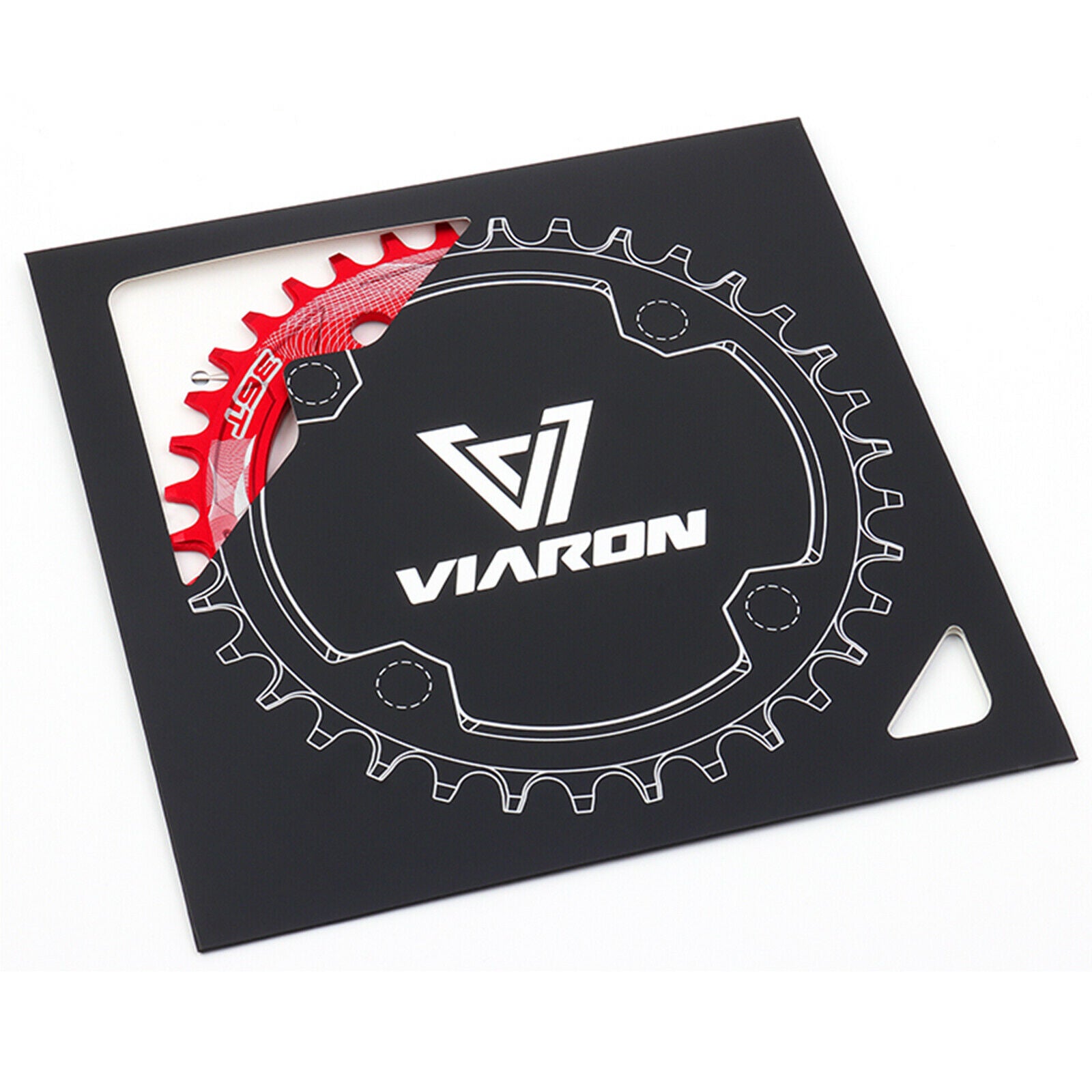 Bike Chainring Bicycle Aluminum Alloy 104BCD Replacement Chainwheel Red 32T