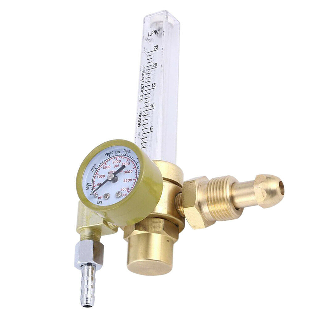 Professional CO2 TIG/MIG Full Copper Flow Meter Regulator Gas Weld CGA-580