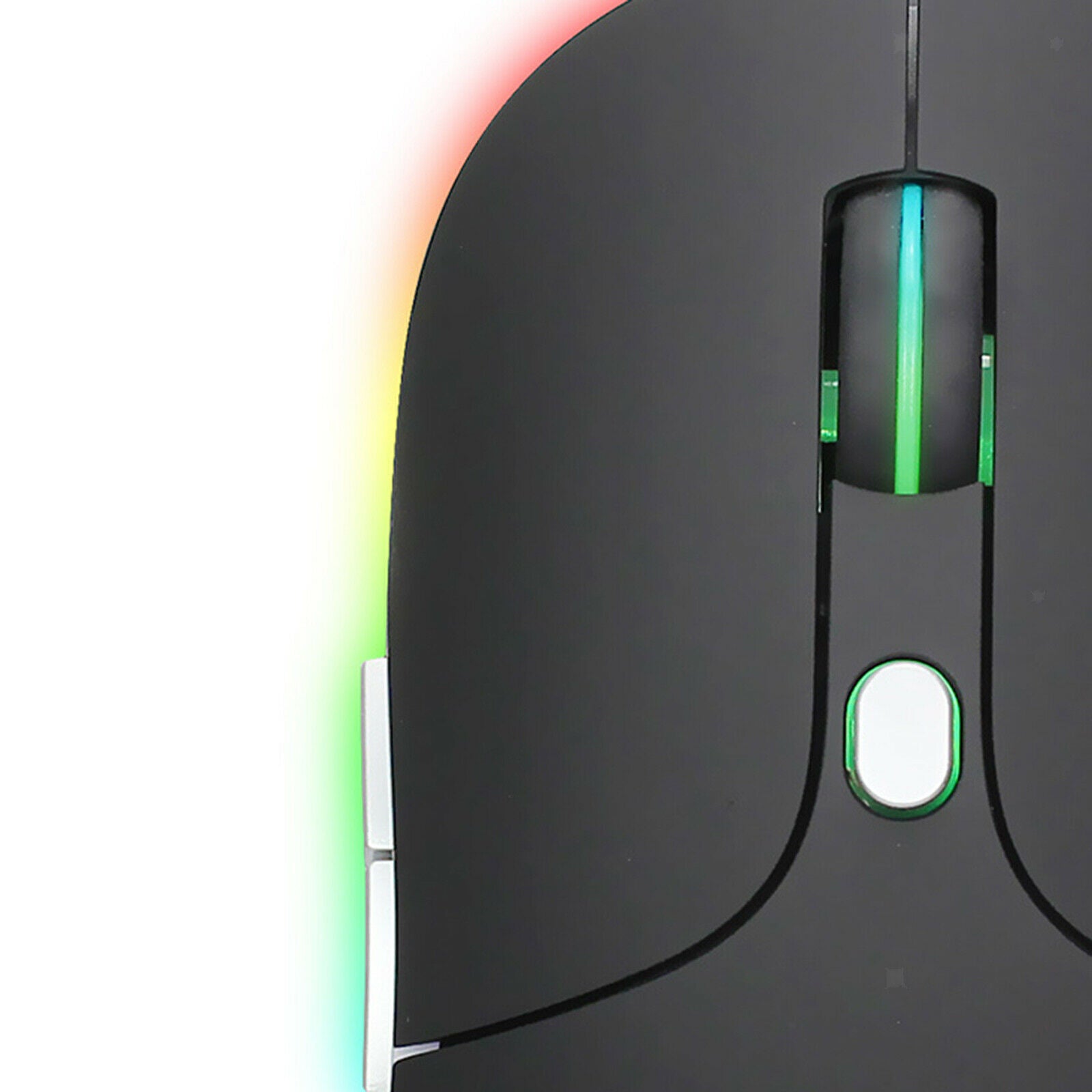 RGB Backlit Wired Gaming Mouse Gamer Mice Programmable Comfortable Black