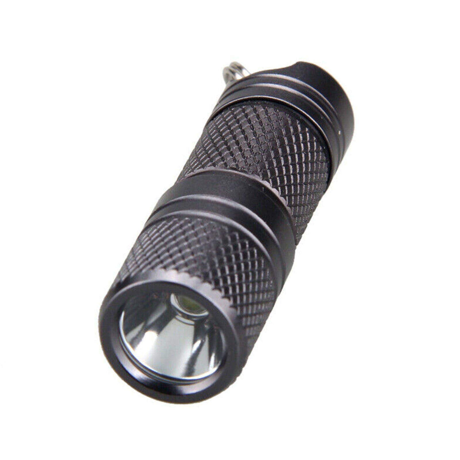 Mini Portable USB Rechargeable LED Flashlight Lamp Keychain Pocket Torch Light