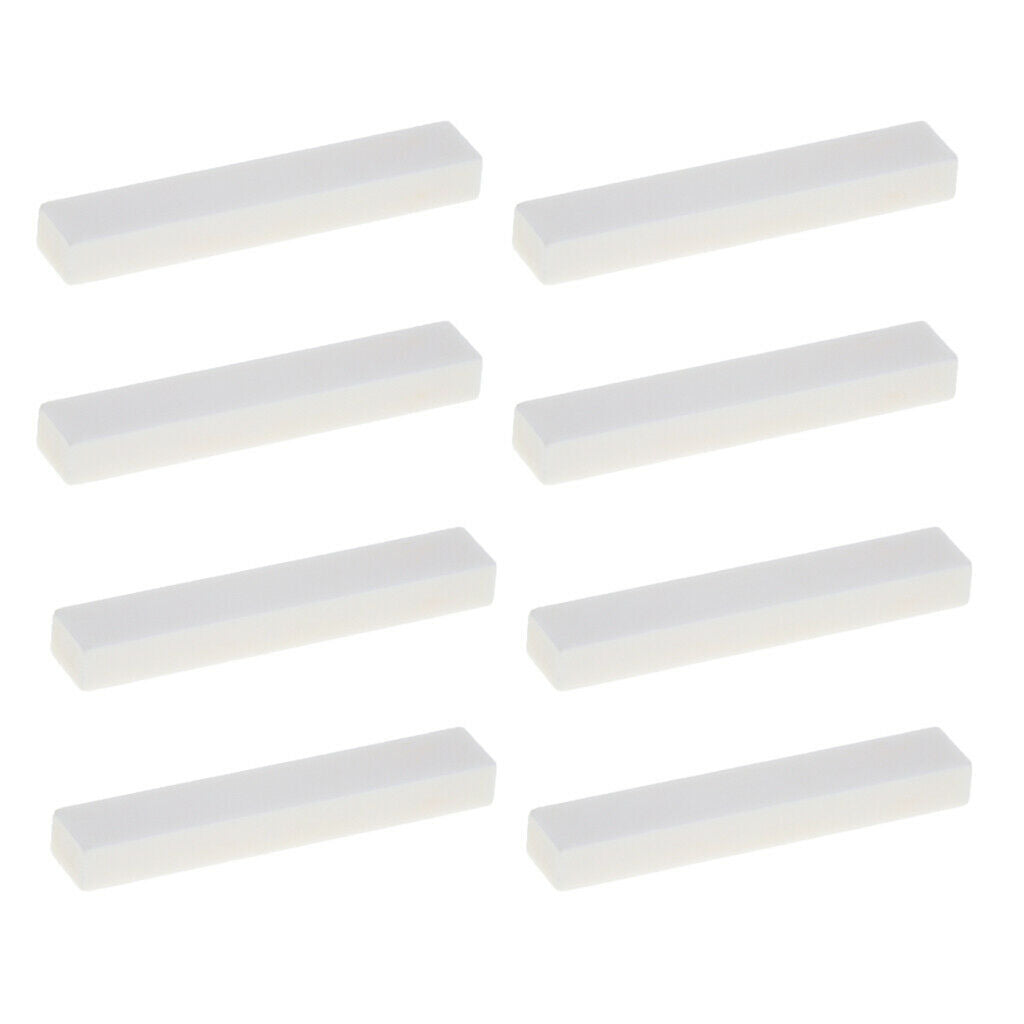 8pcs High-quality Cattle Bone Acoustic Guitar Nut for Classical Cigar Guitar