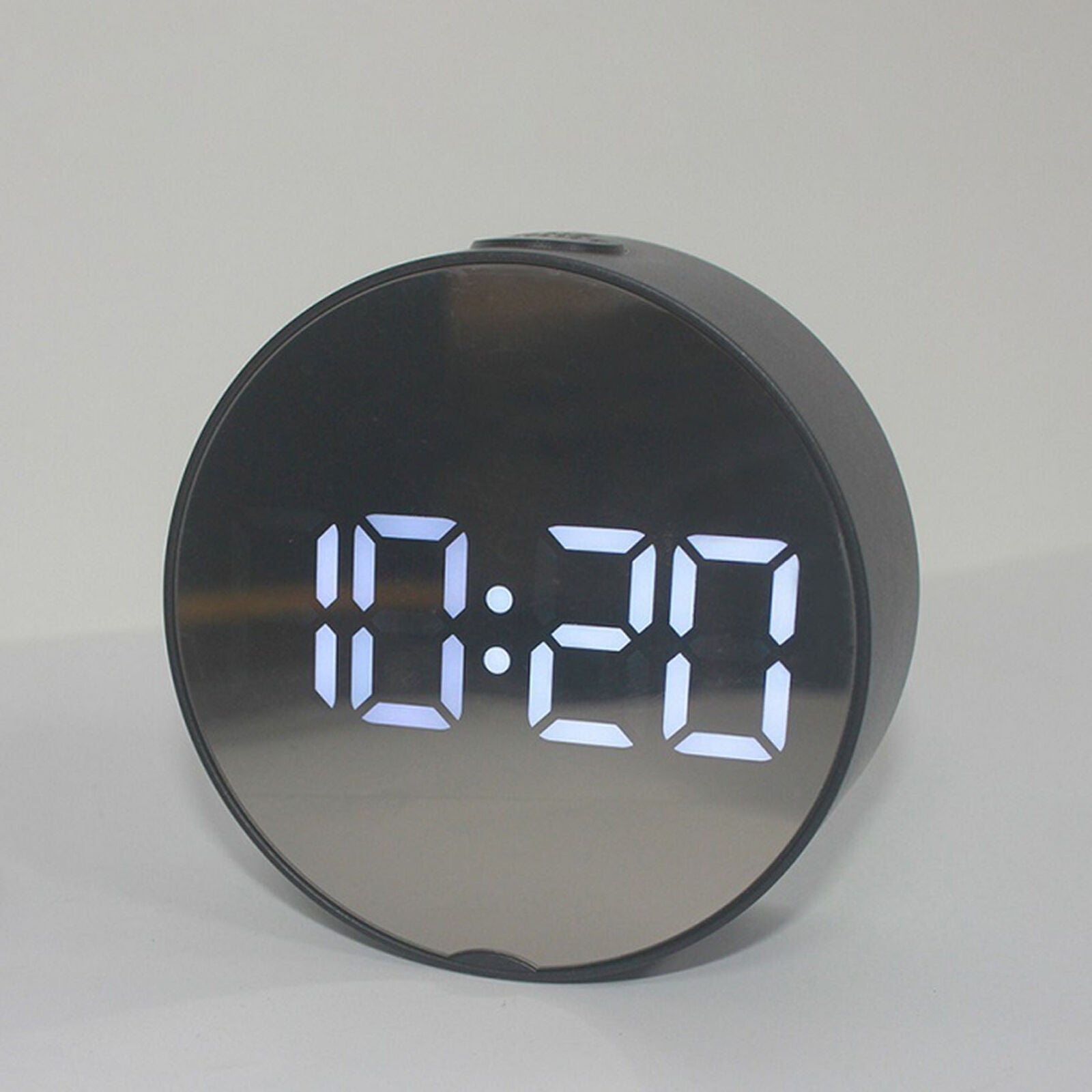 LED Digital Alarm Clock Battery Operated Only Small for Bedroom/Wall/Travel