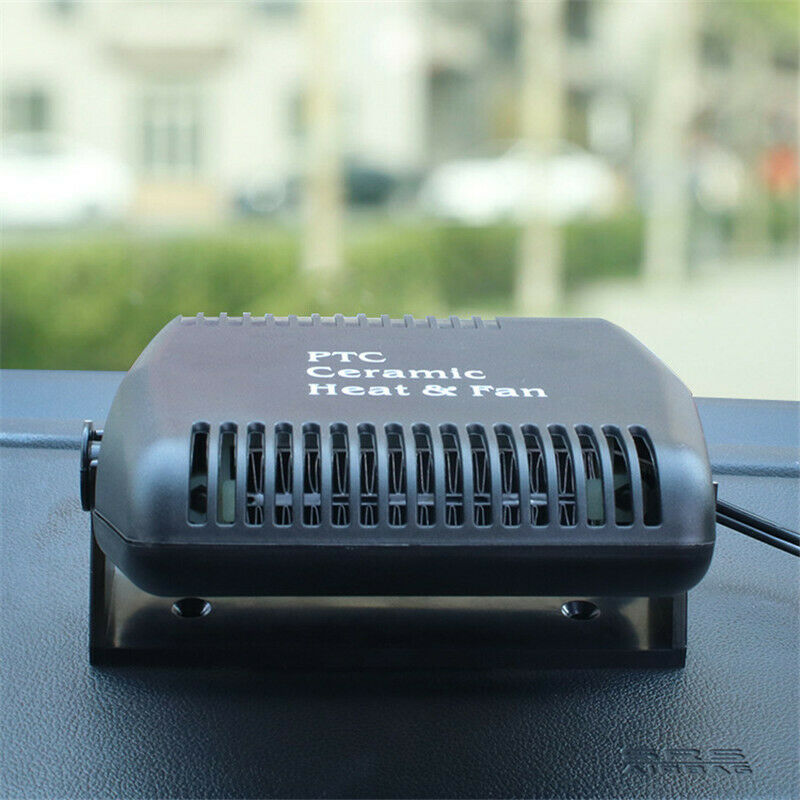 12V Car Vehicle Portable Ceramic Heater Heating Cooling Fan Defroster Demister