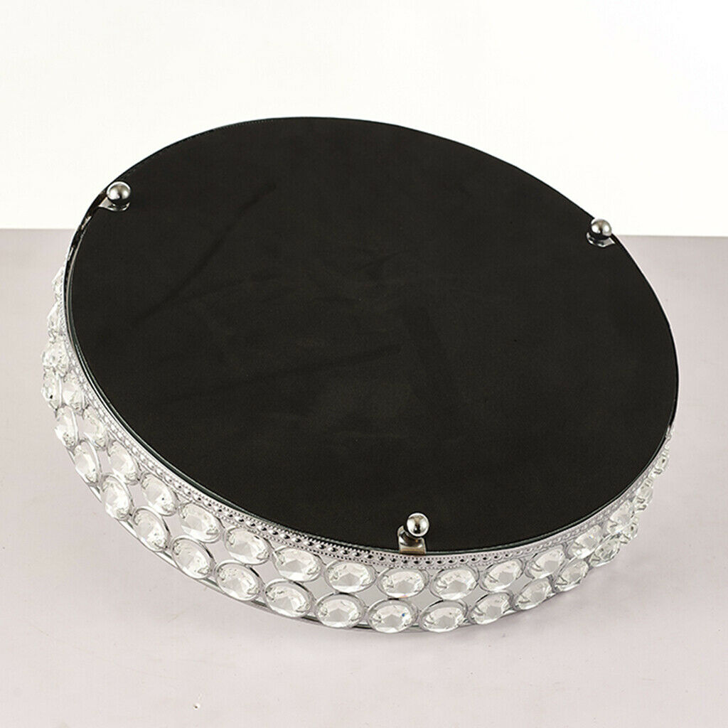 Crystal Vanity Makeup Tray Jewelry Organizer Decorative Storage Tray