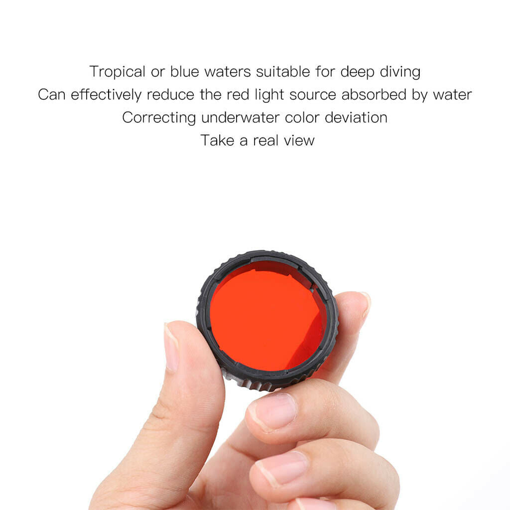 Red Immersion Filter Light Reduction Filter for DJI Osmo Action Accessories