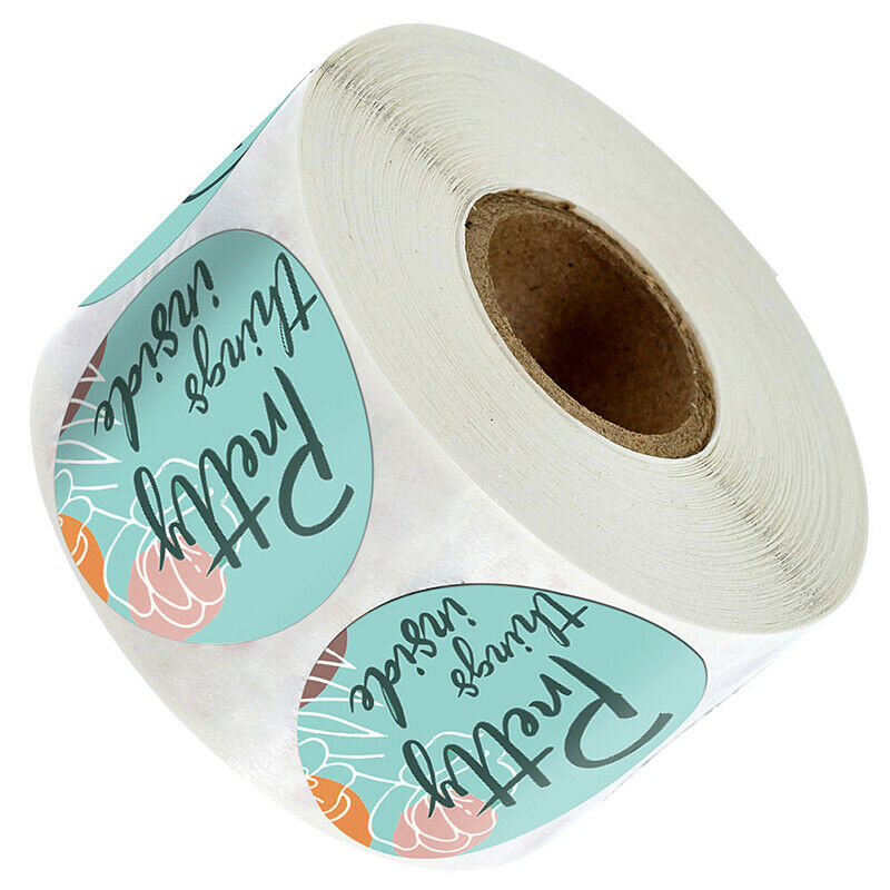500pcs/roll Pretty Things Inside Stickers Business Packaging Seal Labe.l8