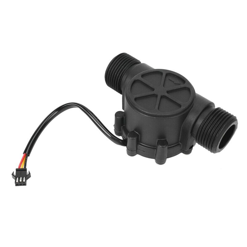 1Pcs Water Flow Sensor DN25 DC3.5-24V 1 Inch 2-100L/Min Hall Flowmeter Heat PuO4