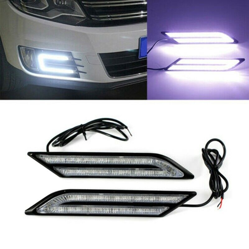 2X 5630 LED DRL Daytime Running Light Car Brake Stee Light Source Side Marker X8