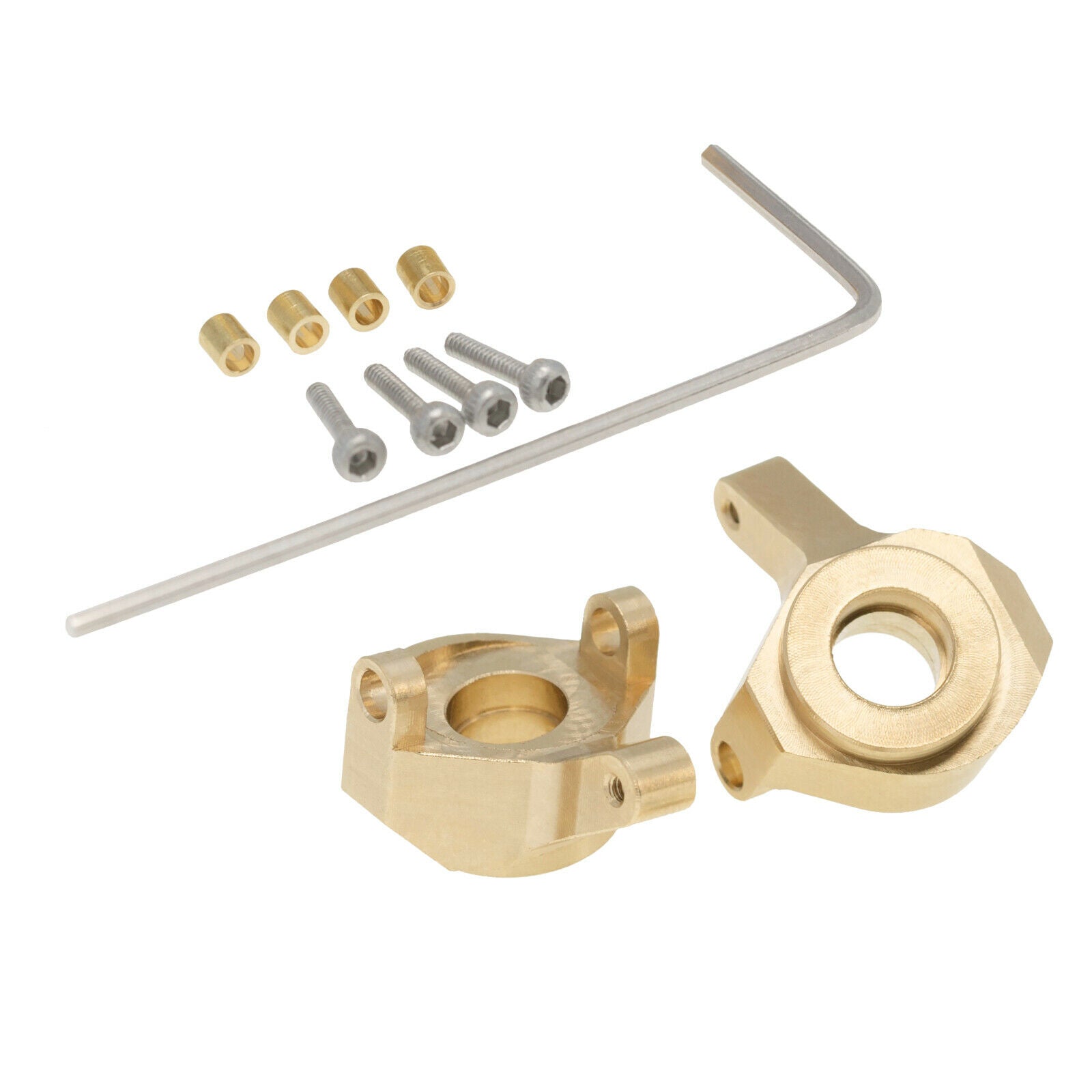 Metal Steering Knuckles + Rod Tie Links for Axial SCX24 AXI90081 DIY Parts