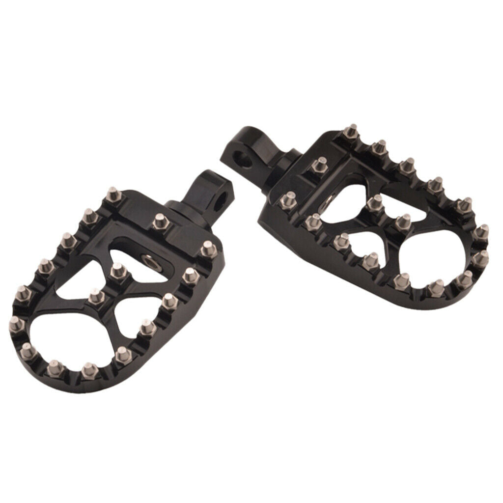 Universal CNC Motorcycle Foot Peg Rest Pedals Floor Boards Compatible for Custom