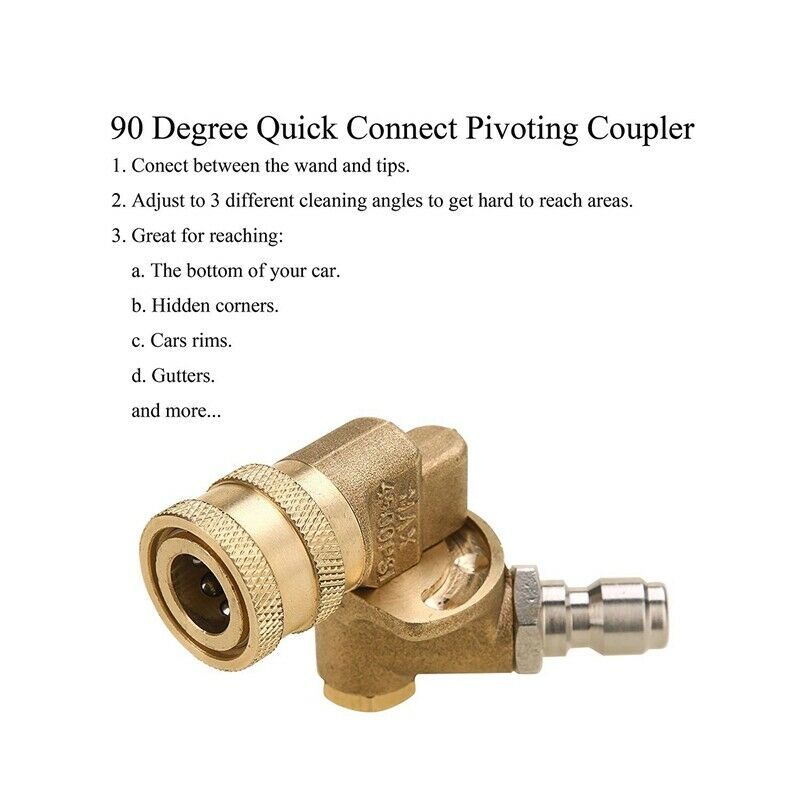 180Â° Five Speed Quick Rotation Angle Joint Coupler Cleaning Machine Accessories