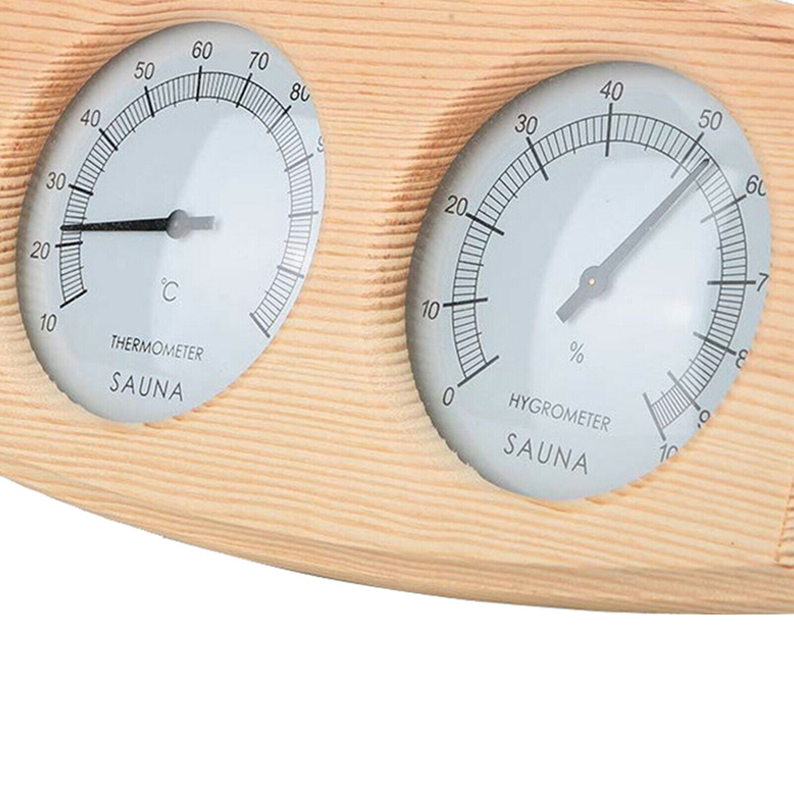 2-in-1 Accurate Wall Mounted Thermometer Hygrometer Sauna Room Equipment