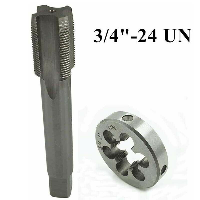 3/4-24 NPS HSS Tap And Die Set，NPS Machine Thread Tap And NPS Round Thread Die