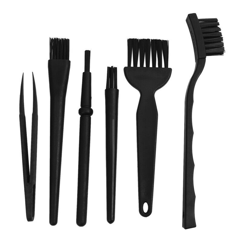 6 in 1 Plastic Small Portable Handle Nylon Anti Static Brushes Cleaning KeyboaU7