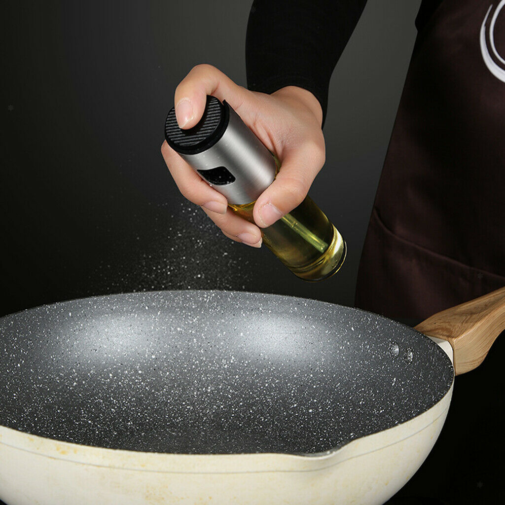 Olive Oil Dispenser 304 Stainless Steel Empty Bottle Leak-proof