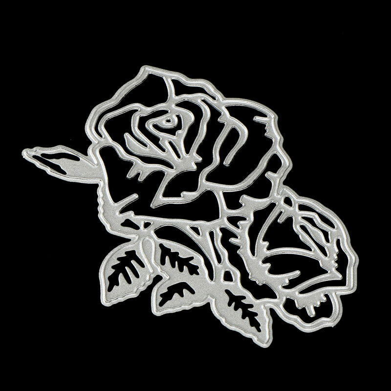 rose flower metal cutting dies stencil scrapbook album paper embossing cr.l8