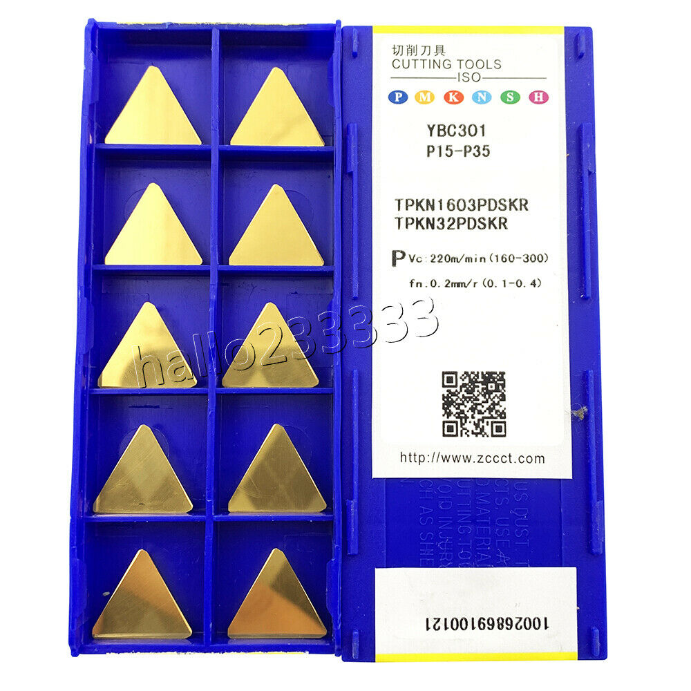 TPKN1603PDSKR TPKN32PDSKR YBC301 CNC carbide Indexable Milling inserts for steel