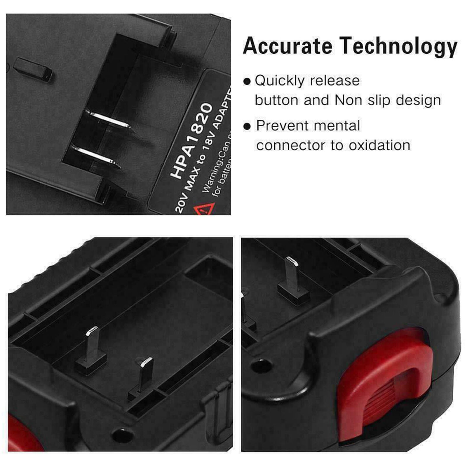 20V To 18V Li-Ion Battery Adapter HPA1820 For 18V Cordless BLACK&DECKER Tools