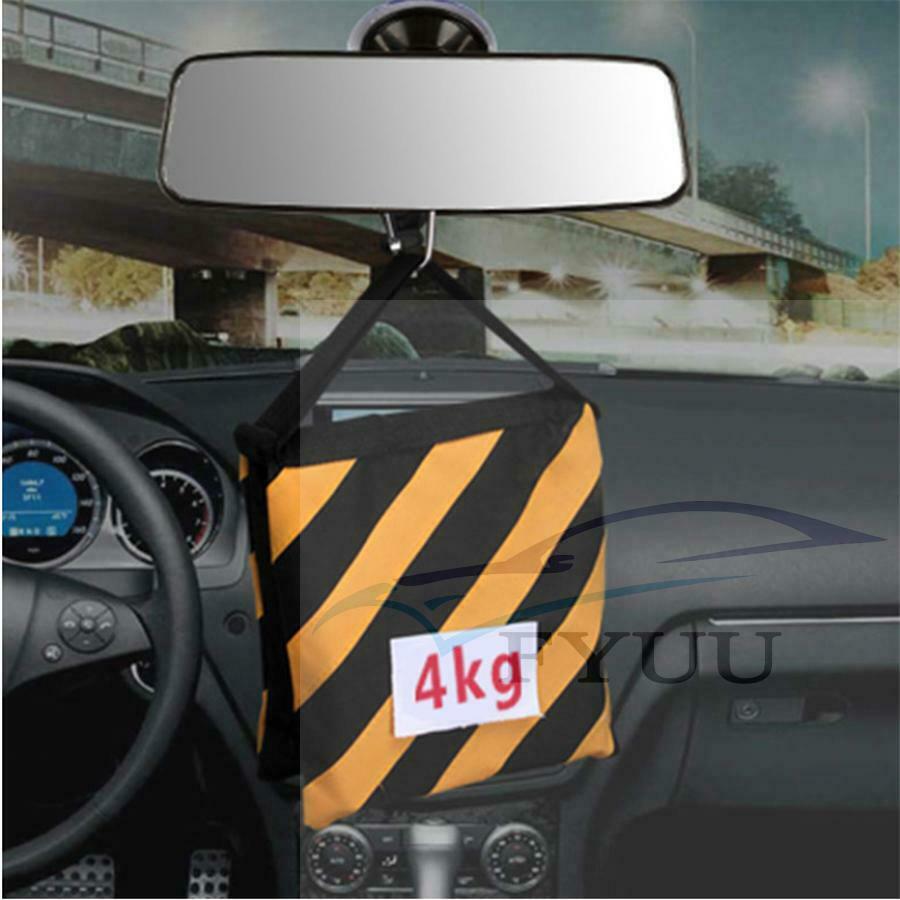 Car Auto Wide Flat Interior Rear View Mirror Suction Clip On Rearview Universal