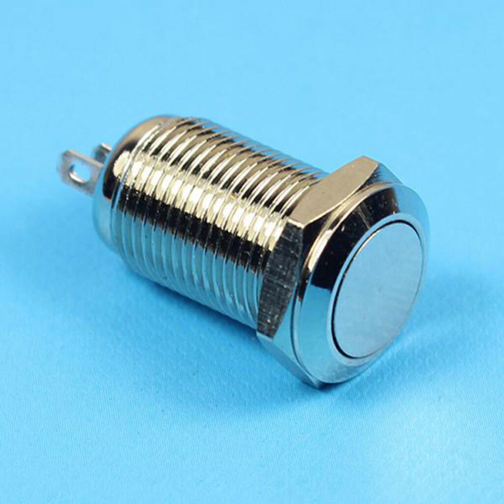 10mm Power Push Button Stainless Steel ON/OFF Switch
