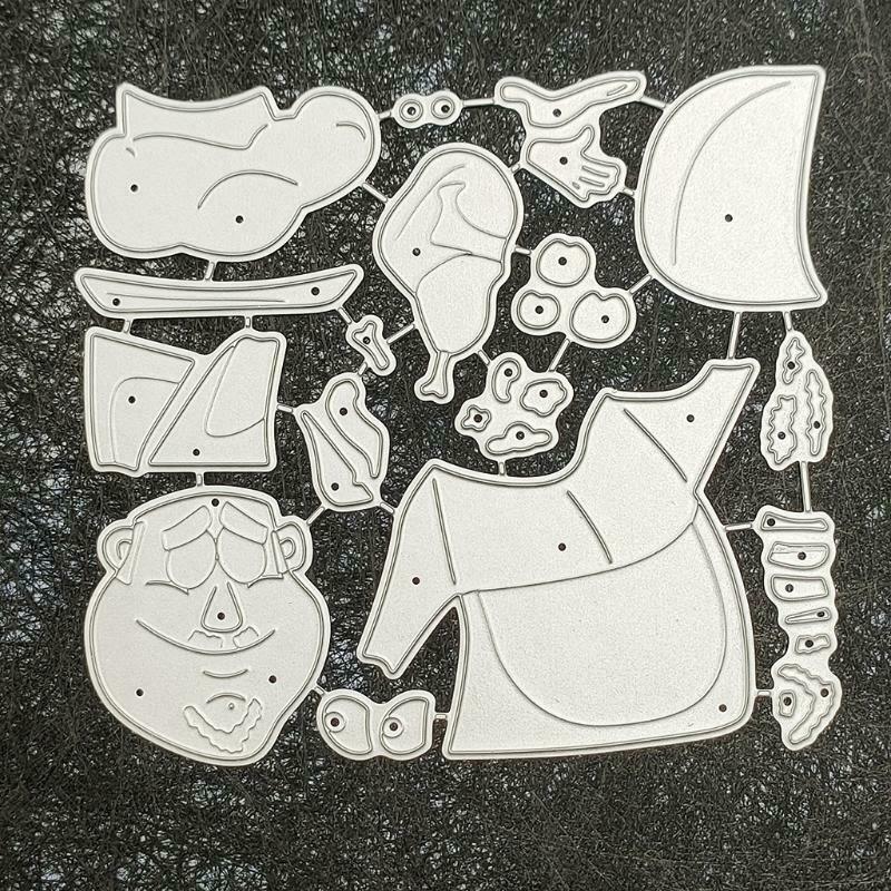 Chef Metal Cutting Dies Stencil DIY Scrapbooking Album Paper Card Template Mold