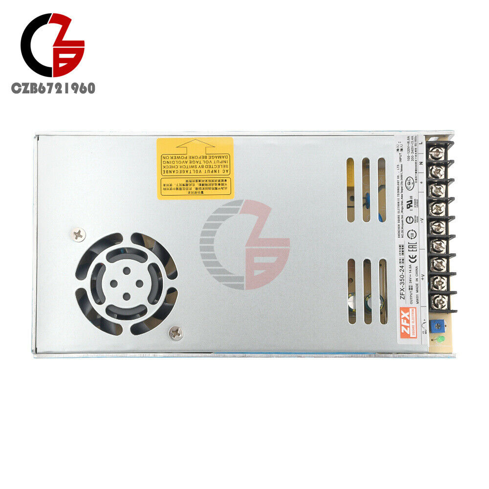 AC 220V to DC 24V 350W Switching Power Supply Mdule Cooling Fan Protective Film