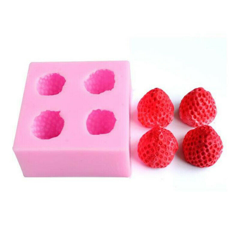 Strawberry Silicone Mould Fondant Icing Wedding Cake Mold Cake Decorating.l8